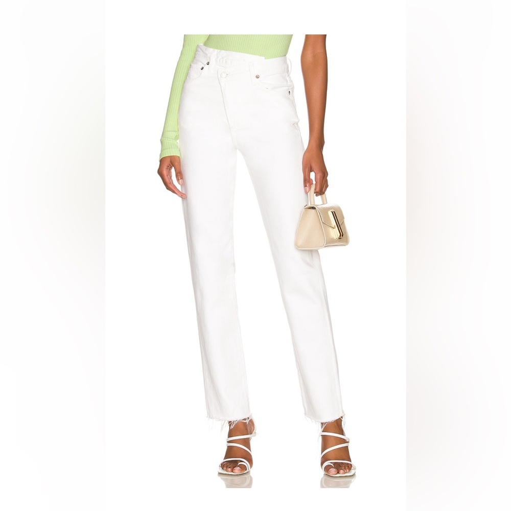 Agolde Criss Cross Straight Jeans